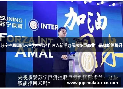 苏宁控股国际米兰为中意合作注入新活力带来多重商业与品牌价值提升